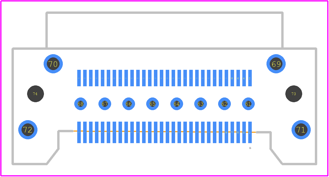 QTH-030-01-L-D-RA - SAMTEC PCB footprint - Other - Other - QTH-030-01-L-D-RA-2