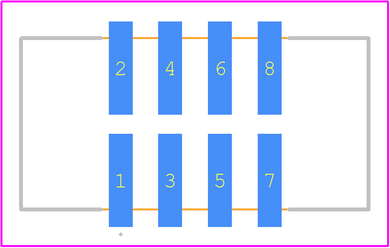 3020-08-0300-00 - CNC Tech PCB footprint - Other - Other - 3020-08-0300-00-2