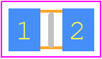 CSRF0805FT10L0 - Stackpole Electronics, Inc. PCB footprint - Resistor Chip - Resistor Chip - CSRF0805