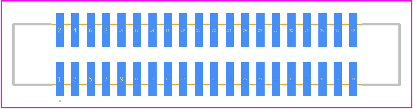 3221-40-0300-00 - CNC Tech PCB footprint - Other - Other - 3221-40-0300-00-2