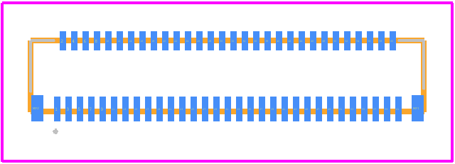 FH43B-61S-0.2SHW(99) - Hirose PCB footprint - Other - Other - FH43B-61S-0.2SHW(99)-2