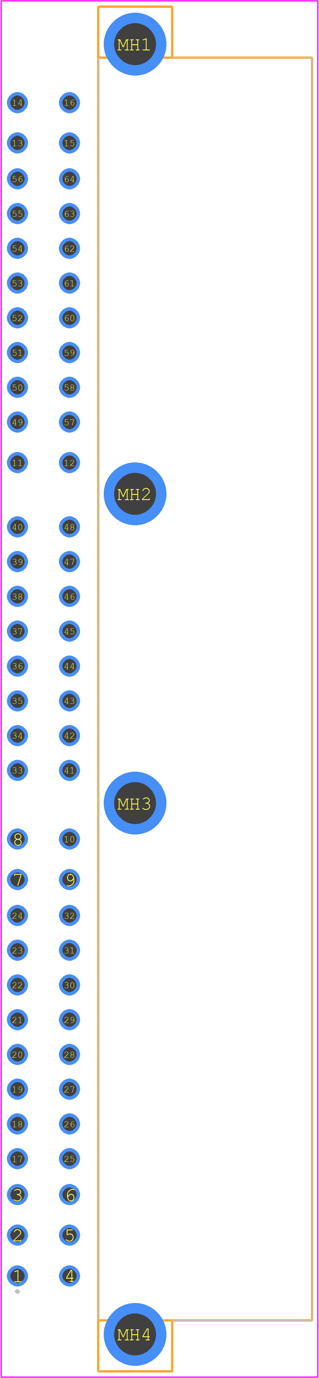 174518-7 - TE Connectivity PCB footprint - Other - Other - 174518-7-2