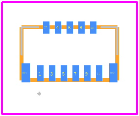FH36W-11S-0.3SHW(99) - Hirose PCB footprint - Other - Other - FH36W-11S-0.3SHW(99)-1