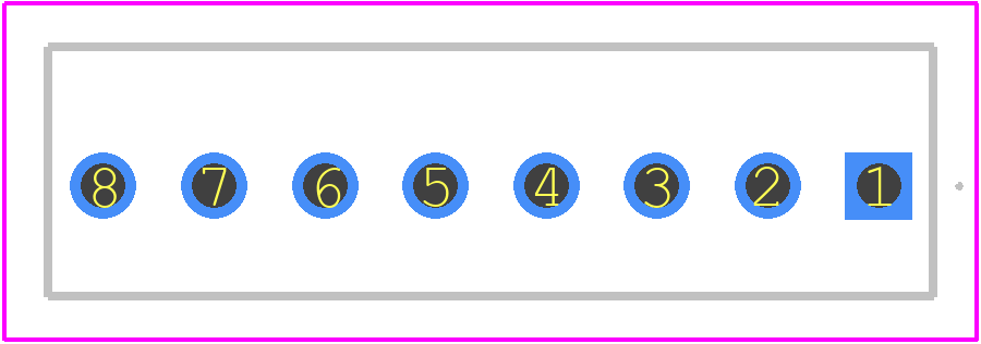 1744214-8 - TE Connectivity PCB footprint - Other - Other - 1744214-8-3