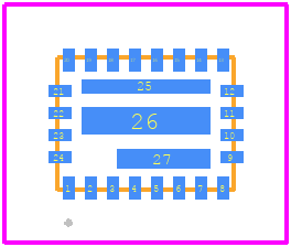 MIC28513-1YFL-T5 - Microchip PCB footprint - Other - Other - MIC28513-1YFL-T5-1