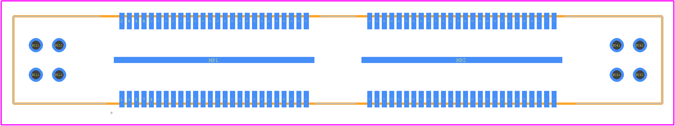 QMS-052-05.75-L-D-PC4 - SAMTEC PCB footprint - Other - Other - QMS-052-05.75-L-D-PC4-1