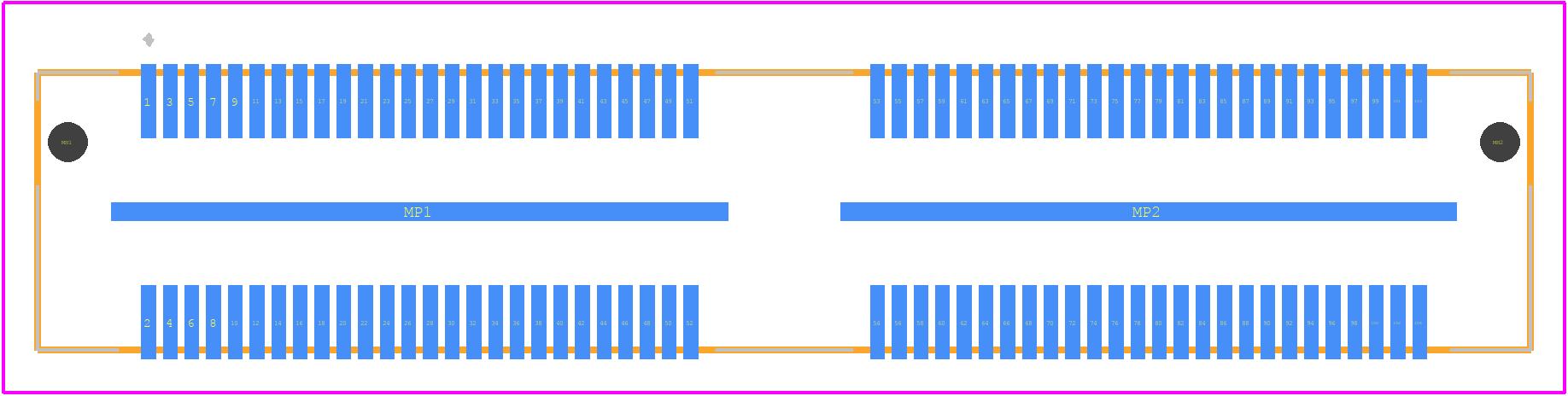 QFS-052-06.25-SL-D-A-P-TR - SAMTEC PCB footprint - Other - Other - QFS-052-06.25-SL-D-A-P-TR-2