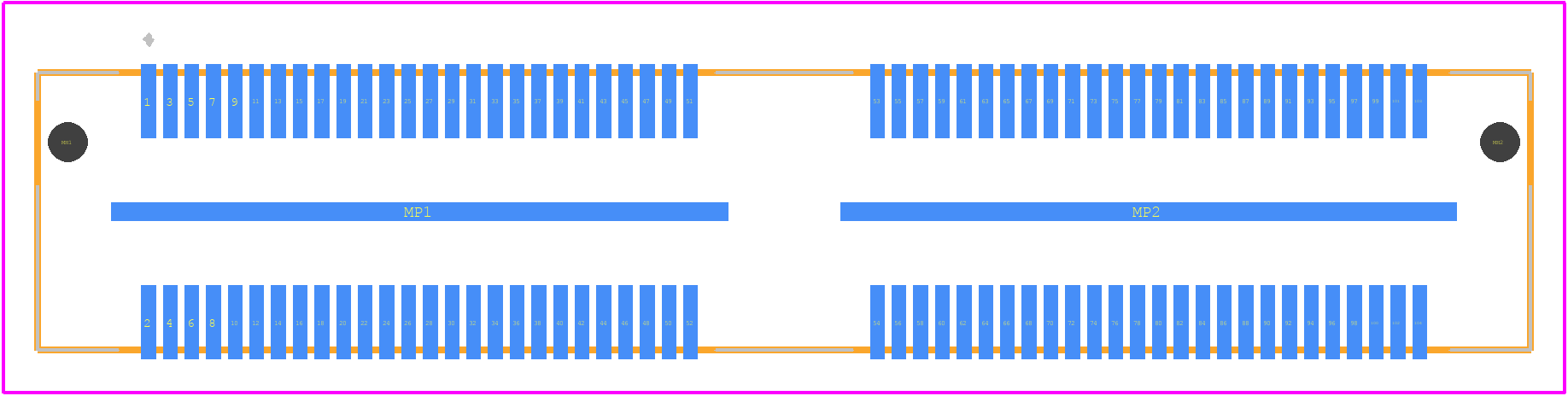 QFS-052-04.25-H-D-A-P - SAMTEC PCB footprint - Other - Other - QFS-052-04.25-H-D-A-P-1