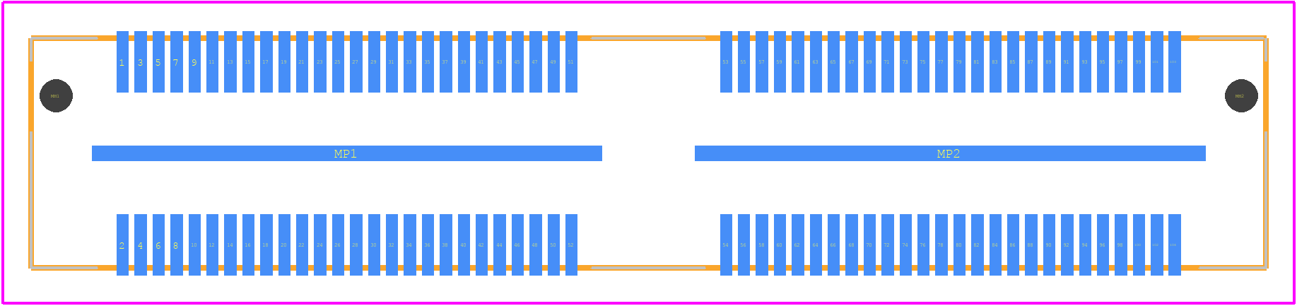 QFS-052-06.25-SL-D-A - SAMTEC PCB footprint - Other - Other - QFS-052-06.25-SL-D-A-1