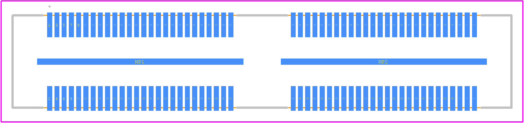 QFS-052-04.25-H-D - SAMTEC PCB footprint - Other - Other - QFS-052-04.25-H-D-2