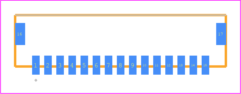 T1M-15-F-SV-L - SAMTEC PCB footprint - Other - Other - T1M-15-X-SV-L