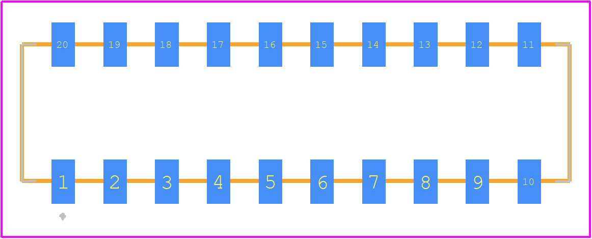 219-10LPSTR - CTS PCB footprint - Other - Other - 219-10LPSTR-1