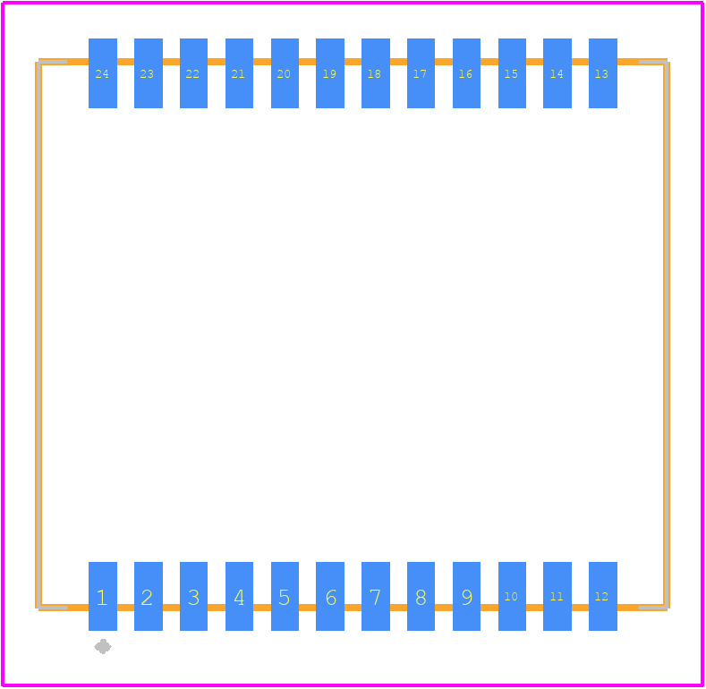 HM5004EFNLT - Yageo Group PCB footprint - Other - Other - HM5004EFNLT-2