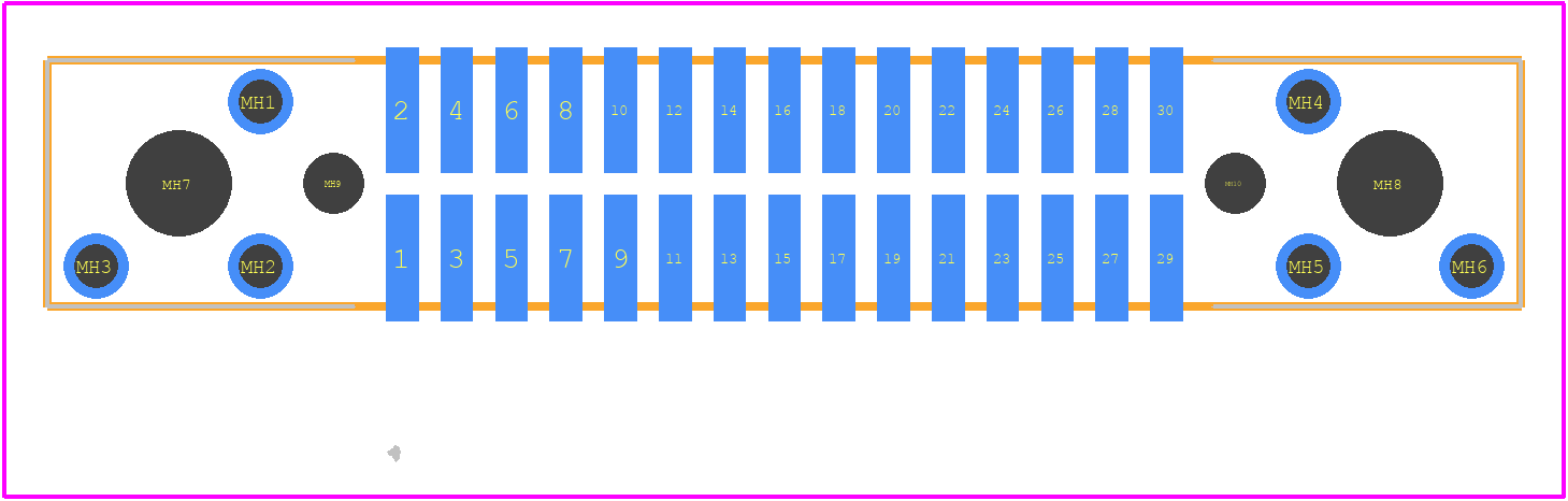 TFM-115-02-L-D-DS - SAMTEC PCB footprint - Other - Other - TFM-115-02-L-D-DS-5