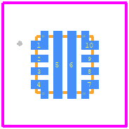 TPS259460ARPWR - Texas Instruments PCB footprint - Other - Other - RPW0010A