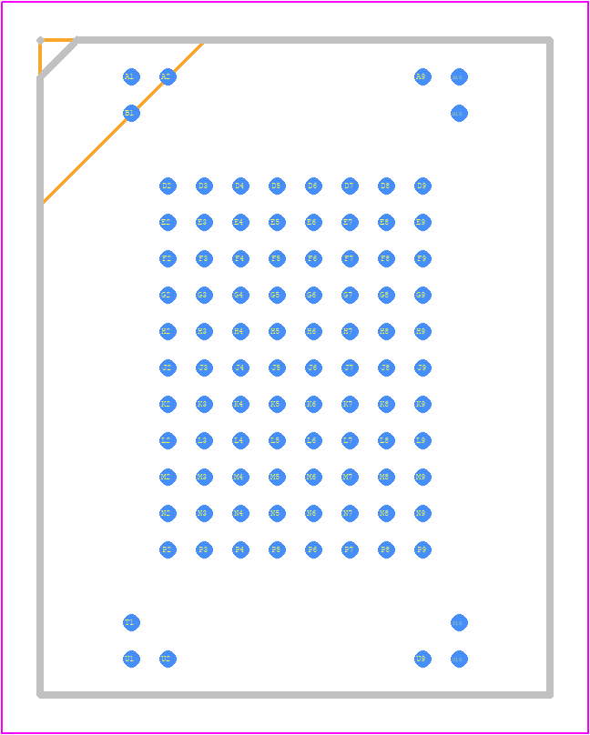 MTFC16GAKAEDQ-AIT - Micron PCB footprint - BGA - BGA - 100-Ball LBGA – 14mm × 18mm × 1.4mm (Package Code: DQ)....