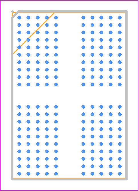 AS4C256M32MD4-062BAN - Alliance Memory PCB footprint - BGA - BGA - 200-ball FBGA