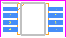 MIC3809YMM - Microchip PCB footprint - Small Outline Packages - Small Outline Packages - 8-Pin MSOP (MM)_2024