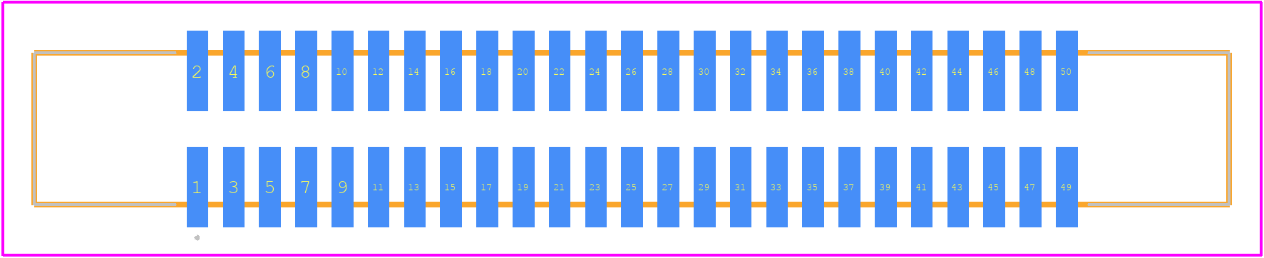 ESHF-125-01-L-D-SM - SAMTEC PCB footprint - Other - Other - ESHF-125-01-L-D-SM-2