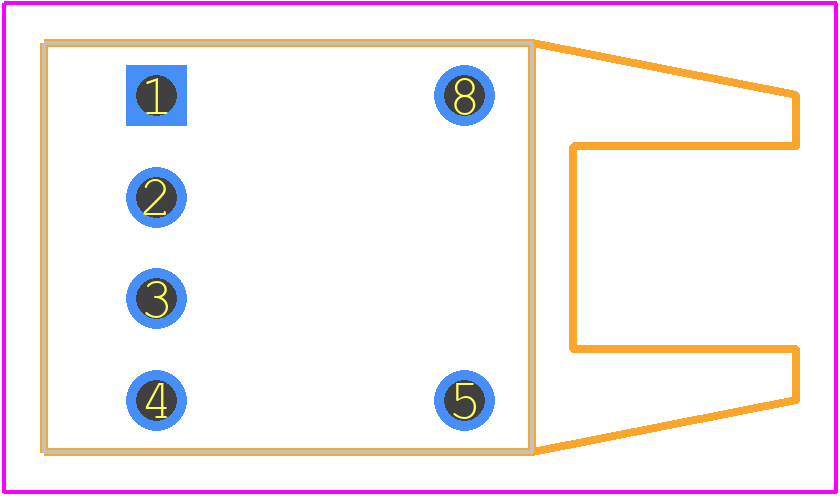 AFBR-2528CZ - Avago Technologies PCB footprint - Other - Other - AFBR-2528CZ-2
