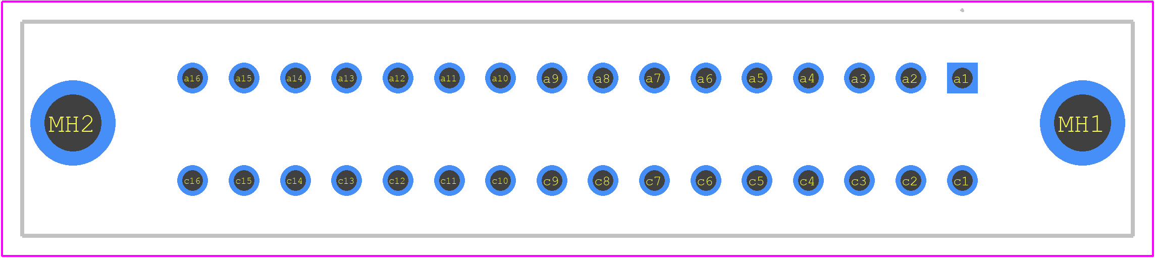 284933 - TE Connectivity PCB footprint - Other - Other - 284933-2