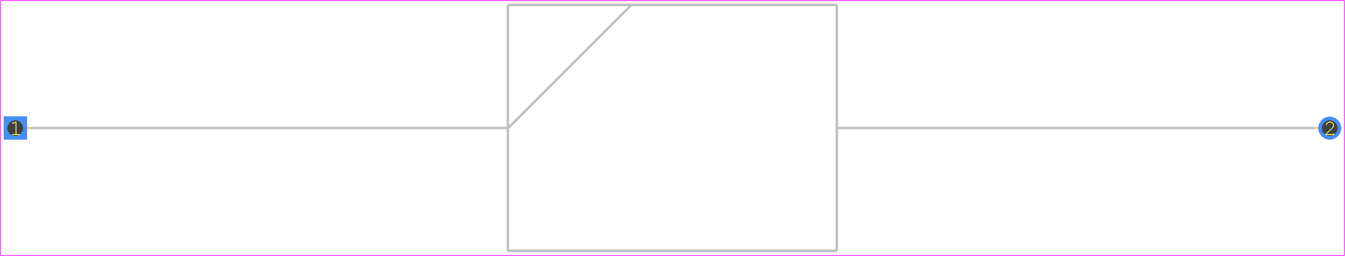 PEG226MH3470QE1 - Yageo Group PCB footprint - Capacitors, Polarized Axial Diameter Horizontal Mounting - Capacitors, Polarized Axial Diameter Horizontal Mounting - PEG226MH3470QE1