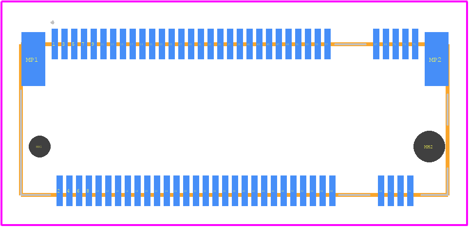 1-2199119-3 - TE Connectivity PCB footprint - Other - Other - 1-2199119-3-1