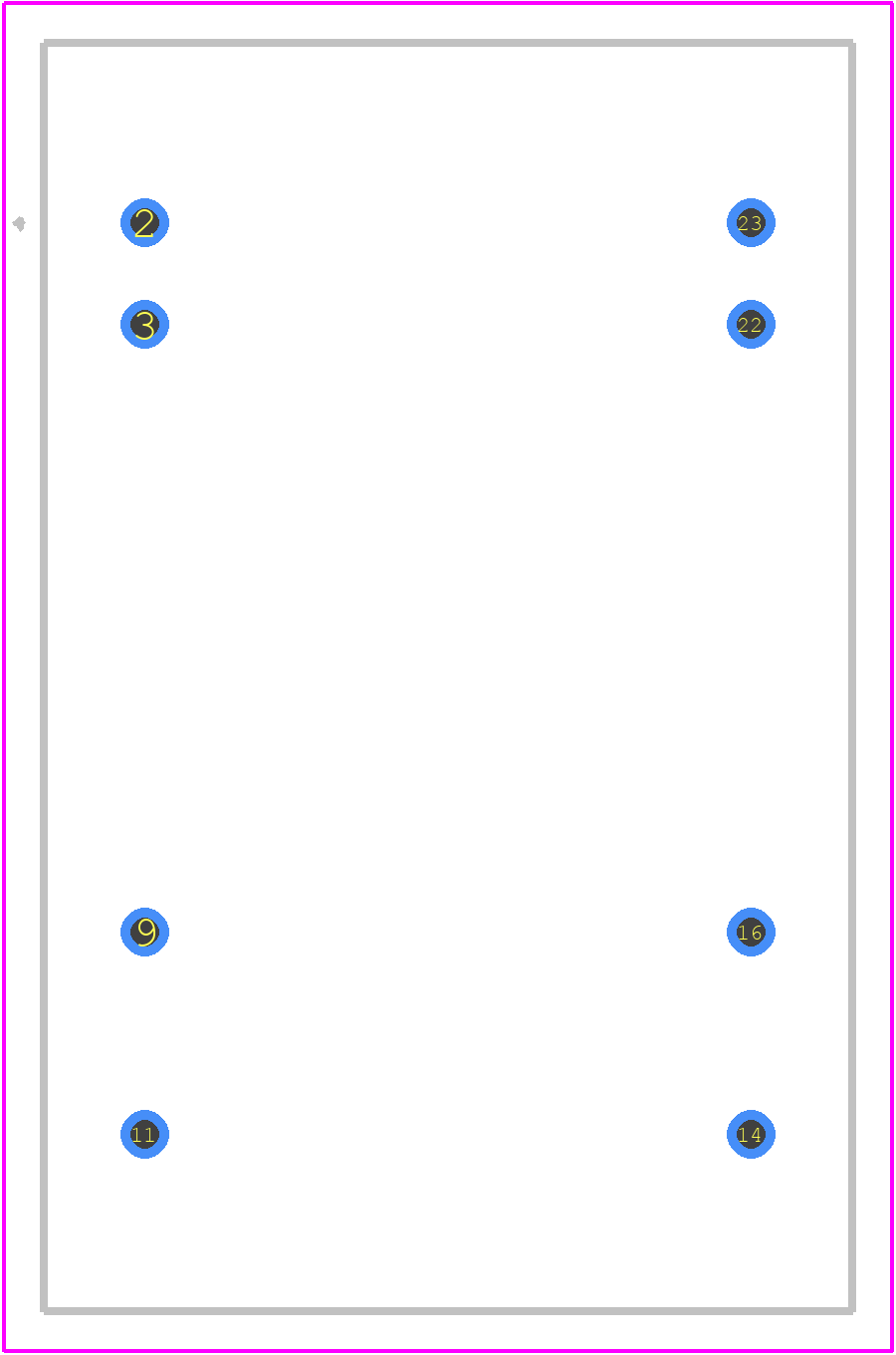 TEN 5-0521 - Traco Power PCB footprint - Other - Other - TEN 5-2422