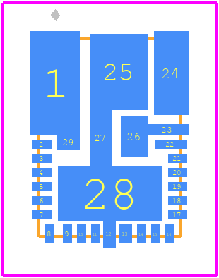 IR38363MTRPBFAUMA1 - Infineon PCB footprint - Other - Other - PG-IQFN-34