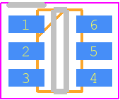 HT7939A-2 - Holtek PCB footprint - SOT23 (6-Pin) - SOT23 (6-Pin) - SOT23-6