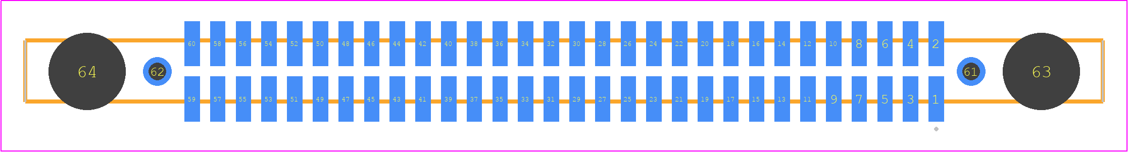 SFM-130-02-L-D-DS - SAMTEC PCB footprint - Other - Other - SFM-130-02-ZZZ-D-DS