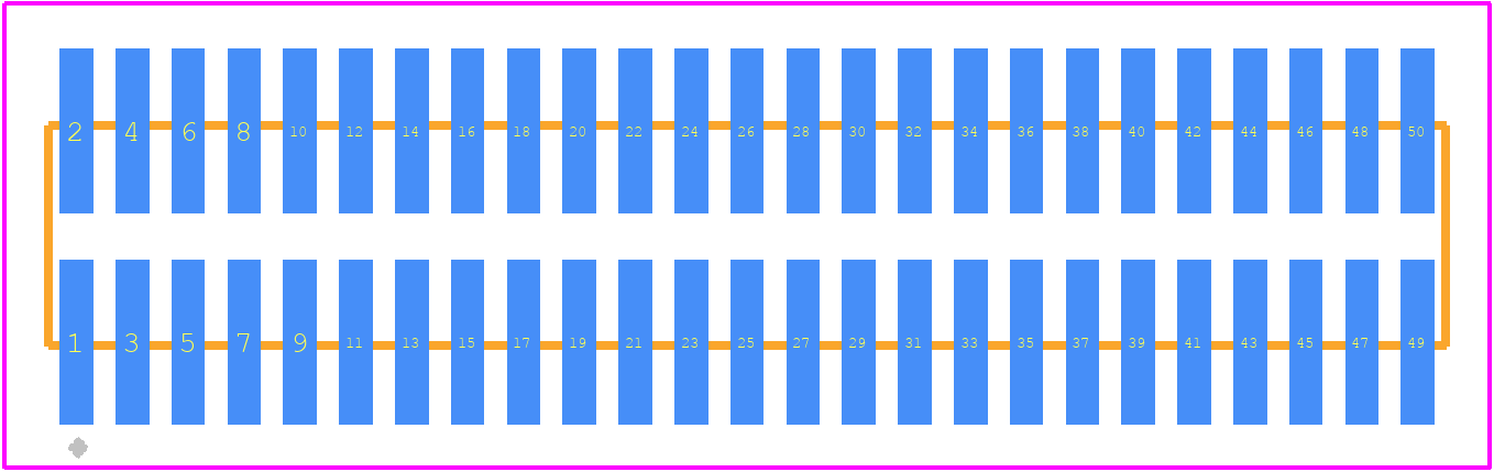 HTMS-125-01-G-D-SM - SAMTEC PCB footprint - Other - Other - HTMS-125-01-G-D-SM