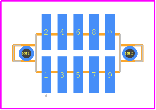 TFML-105-02-L-D-LC - SAMTEC PCB footprint - Other - Other - TFML-105-02-L-D-LC-2