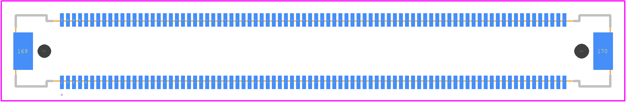 FX10A-168P-SV(71) - Hirose PCB footprint - Other - Other - FX10A-168P-SV(71)-4
