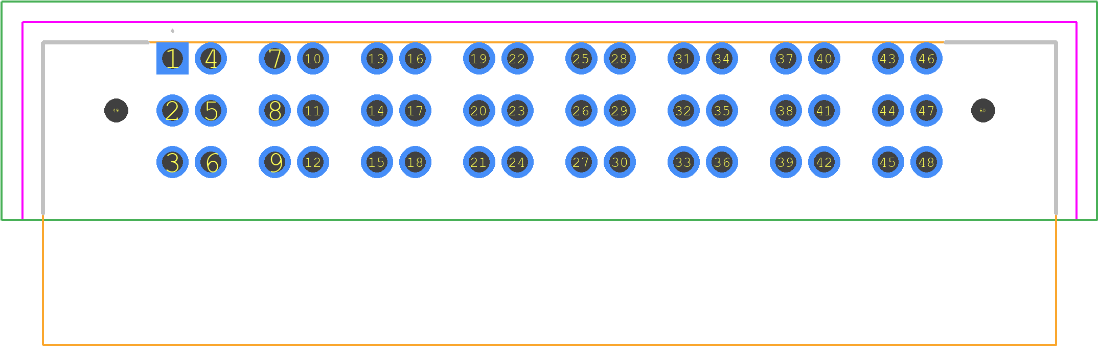 MPT-08-01-01-L-RA-LC - SAMTEC PCB footprint - Other - Other - MPT-08-01-01-L-RA-LC-1