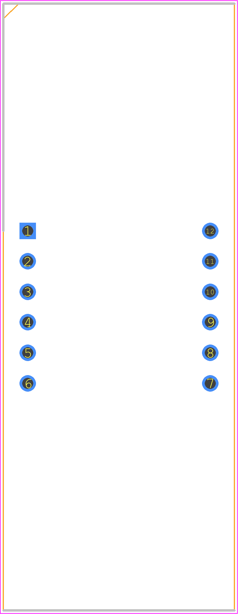 LDS-5461AX/BX - JCD PCB footprint - Dual-In-Line Sockets - Dual-In-Line Sockets - LDS-5461AX/BX