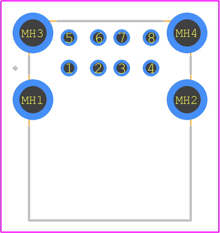 1775468-2 - TE Connectivity PCB footprint - Other - Other - 1775468-2-1