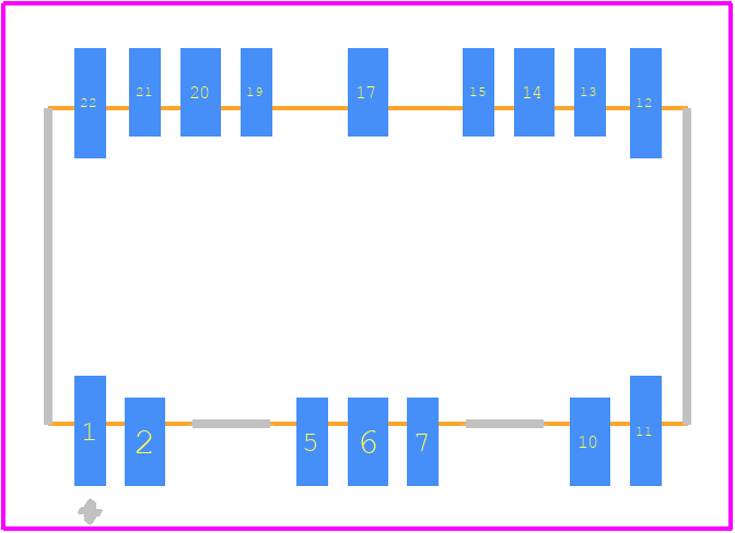 1-1462051-1 - TE Connectivity PCB footprint - Other - Other - 1-1462051-1-1