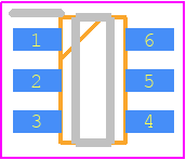 BZA420A,115 - Nexperia PCB footprint - SOT23 (6-Pin) - SOT23 (6-Pin) - SOT457