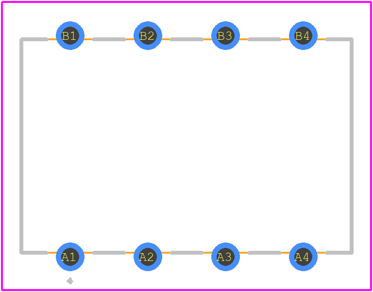 70ADH-4-FL0 - Bourns PCB footprint - Other - Other - 70ADH-4-FL0