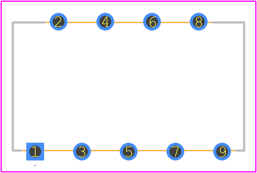 70ADH-5-ML0 - Bourns PCB footprint - Other - Other - 70ADH-5-ML0-3