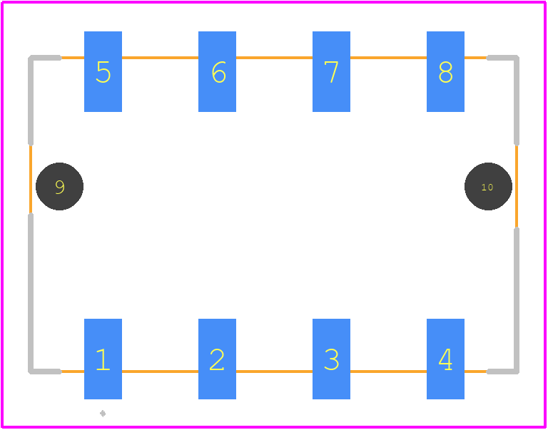 70ADJ-4-FL1 - Bourns PCB footprint - Other - Other - 70ADJ-4-FL1-2