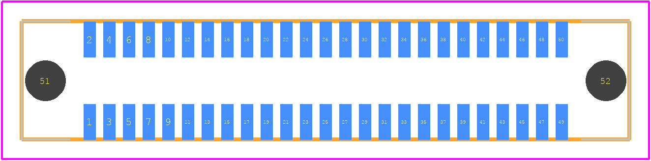 52602-0579 - Molex PCB footprint - Other - Other - 52602-0579-2