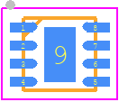 SIP32413DNP-T1-GE4 - Vishay PCB footprint - Small Outline No-lead - Small Outline No-lead - TDFN