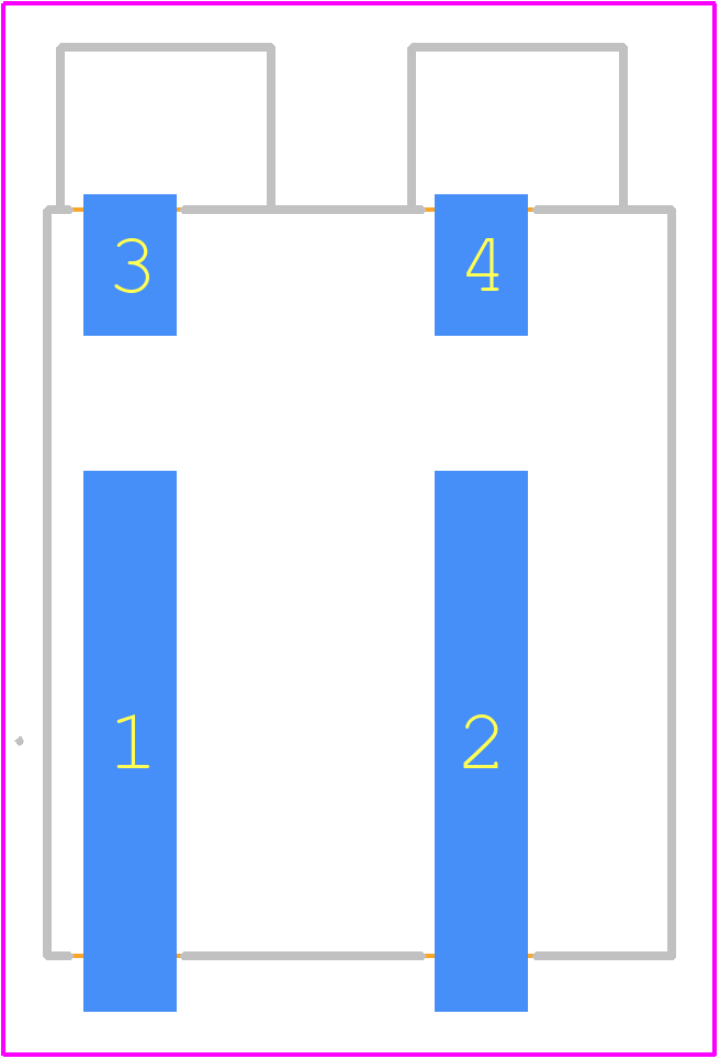 2318582-2 - TE Connectivity PCB footprint - Other - Other - 2318582-2-1