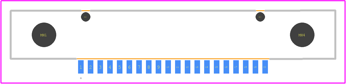 SEI-120-02-GF-S-M-AB - SAMTEC PCB footprint - Other - Other - SEI-120-02-GF-S-M-AB-1