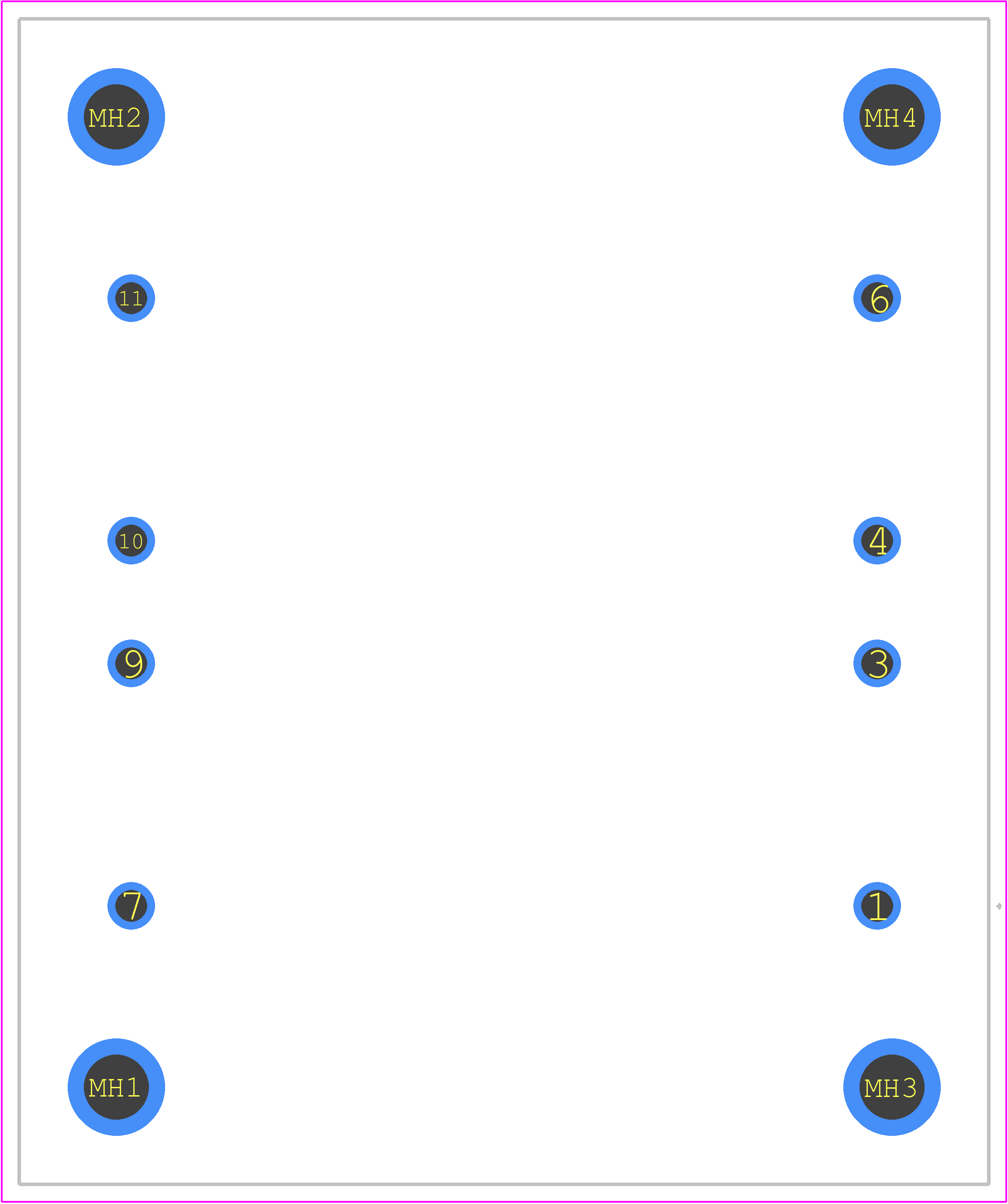 14A-30-36 - BelFuse PCB footprint - Other - Other - 14A-30-36-2