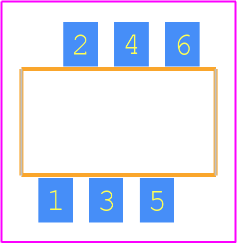 7-188431-6 - TE Connectivity PCB footprint - Other - Other - 7-188431-6-4