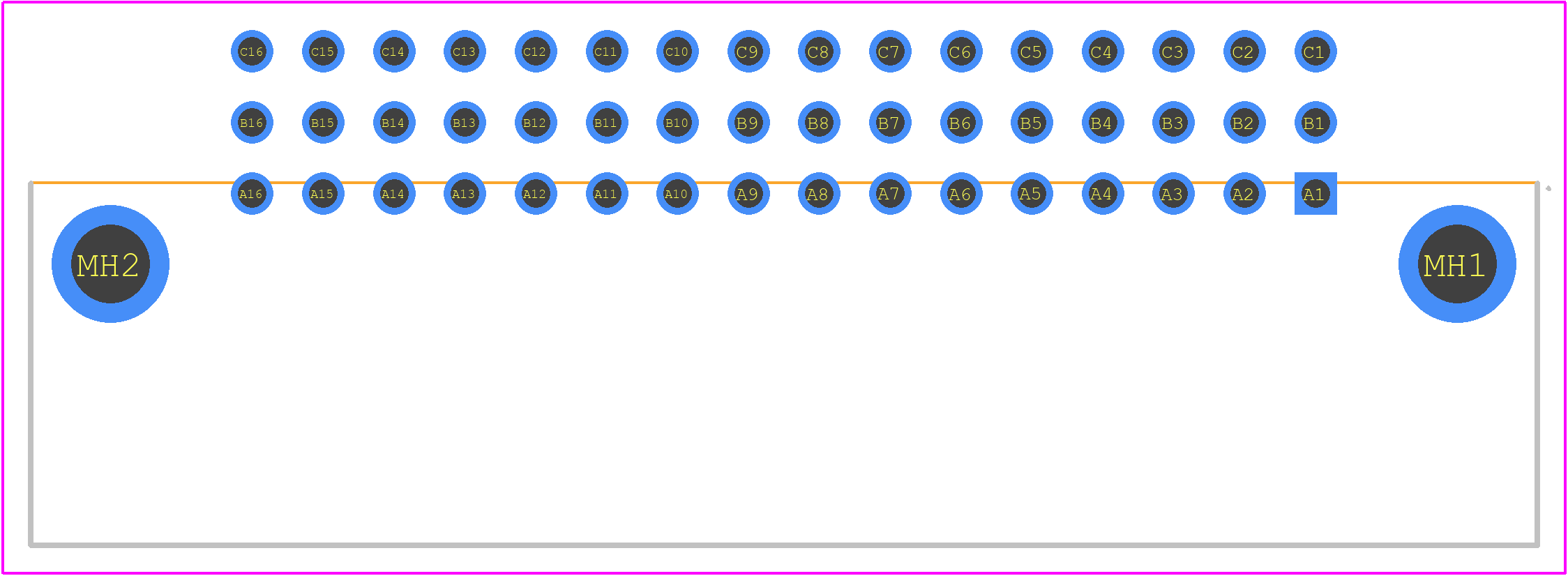 09231486919791 - HARTING PCB footprint - Other - Other - 09231486919791-1