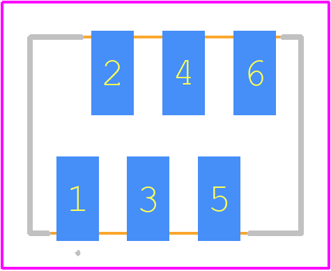 7-338728-6 - TE Connectivity PCB footprint - Other - Other - 7-338728-6-1